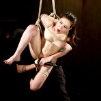 Fourth pic of SexPreviews - Juliette March endures brutal domination in extreme rope bondage with clothespins