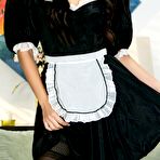 Fourth pic of PinkFineArt | Layla Sin Hot Maid Tease from Penthouse