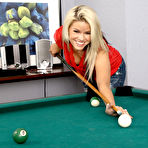 First pic of Jessa Rhodes: Silky blonde masturbates on pool table - BabesAndStars.com