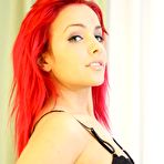 First pic of Hot Redhead Nina Doing A Sexy Striptease