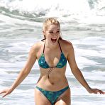 Third pic of Greer Grammer sexy in bikini on a beach