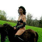 Third pic of SHARKYS Riding pleasures with LADY AGNES free erotic outdoor fotos TPG/TGP