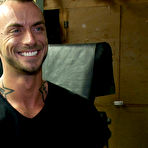 First pic of Bound In Public - Smiley stud forced to perform in a gay gangbang sex show in front of kink public watching