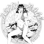 Fourth pic of Black-white pinup