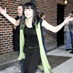Second pic of Pauley Perrette posing at Late Show with David Letterman