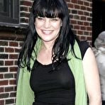 Third pic of Pauley Perrette posing at Late Show with David Letterman