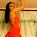 Fourth pic of Pictures of an amateur naughty babe posing sexy on cam