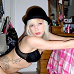 Fourth pic of Sexy naughty hot inked amateur bombshell shows her tits