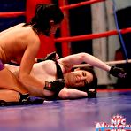 Fourth pic of Samantha Bentley and Angelica Kitten are lesbians who are performing fetish wrestling pussy wank