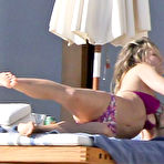 Fourth pic of Molly Sims caught in bikini on the beach in Mexico