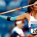 Second pic of Paraguayan javelin thrower Leryn Franco looking sexy at arena