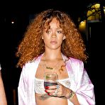First pic of Rihanna in see through bra in New York