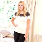 First pic of Hot blonde Summer in tights and stockings | Only Tease Fan