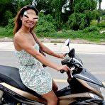 First pic of :: Asian Sex Diary :: Crazy & sexy girl riding bike later rides white cock in hotel