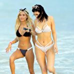 First pic of Kylie Jenner sexy in bikini on a beach