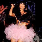 Third pic of Bai Ling tits popping out when dancing in a revealing outfit at Movie Meets Media party