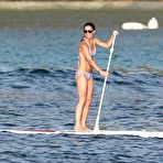 First pic of Pippa Middleton paddle boarding in bikini