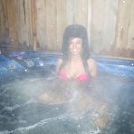 First pic of Val Midwest masturbating in the hot tub