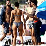 Fourth pic of Nicole Murphy sexy in bikini on a beach