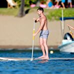Second pic of Lea Michele paddleboarding in a bikini