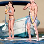 Third pic of Lea Michele paddleboarding in a bikini