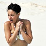 First pic of Sugababes sexy in bikinies on the beach in Barbados