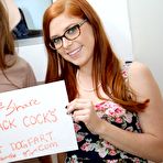 First pic of Penny Pax and Maddy O'reilly pretty much wrote the book on being black cock sluts. Maddy finds herself in the middle of a lunch date when Penny calls her over to a filthy glory hole.