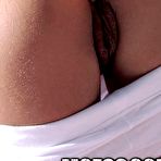 Third pic of Close up outdoor scenes with licentious babe Jazmine Beach on the member