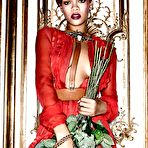 Second pic of Rihanna sexy posing scans from magazines