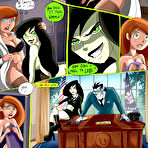 Third pic of Kim Possible: Dirty cum guzzling highschool whore