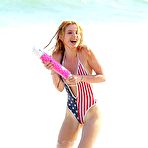 Fourth pic of Bella Thorne on the beach in Malibu