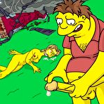 Fourth pic of Simpsons - Barney Gumble fucks woman in the helicopter