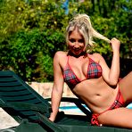 Second pic of Stacey Robyn in a Plaid Bikini