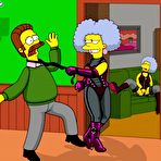First pic of Simpsons - Patty and Selma Bouvier rape Ned Flanders