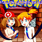 First pic of Pokemon sex comics with slutty teens and horny monster