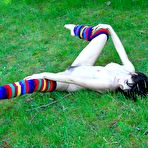 Third pic of PinkFineArt | Amelie hairy outside yoga from Hippie Goddess