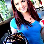 First pic of Naughty Hope Howell has wrapped her mouth and pussy lips around the fat pecker