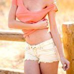 First pic of Amber Sym Sexy Ranch Hand Exposes Bush in the Brush