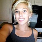 First pic of Blonde Amateur Spreads in the Kitchen