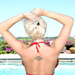 Third pic of Slim and stacked blonde Savannah Stevens in bikini at PinkWorld Blog
