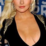 Second pic of Christina Aguilera slight cleavage at 2016 Breakthrough Prize ceromony
