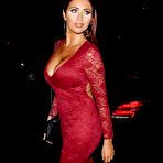 First pic of Amy Childs sexy cleavage in tight dress