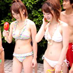 First pic of The sexy babes enter the last syage of summer sex games | JapanHDV
