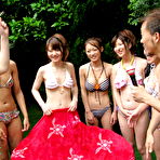 Fourth pic of The sexy babes enter the last syage of summer sex games | JapanHDV