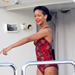 First pic of Rihanna sexy in a swimsuit on her yacht in Eze Sur mer