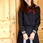 Fourth pic of Teen Kana Yuuki is schoolgirl with nice face and slender figure