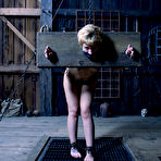 Third pic of SexPreviews - Elizabeth Thorn is dungeon bound in leather with girlfriend Delirious Hunter