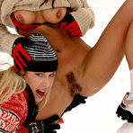 Fourth pic of SHARKYS cool lesbian girls play in the snow free photoset