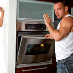 First pic of 
      Nina Elle seduces a married man in her kitchen
    