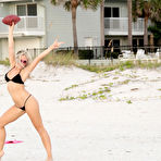 Second pic of Hotty Stop / Blonde Assault Football Babe